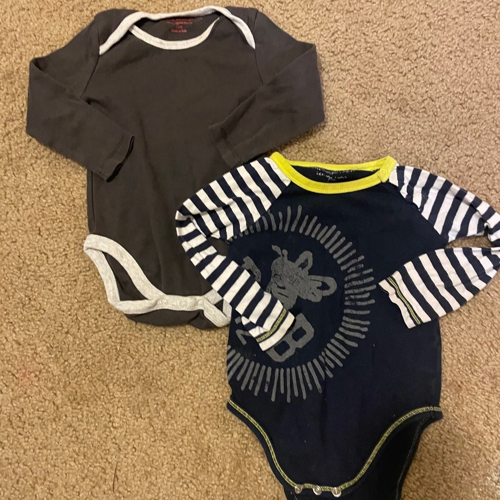 Burt’s Bees Organic 12 Month Onsie Bundle